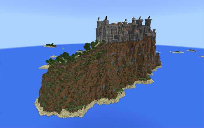 castle maps for Minecraft Bedrock Edition