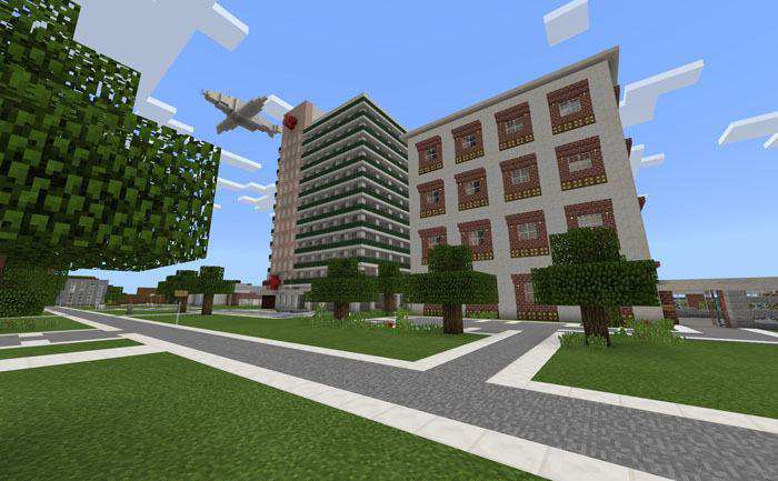 Elmsville: A Modern City (Roleplay) [Creation] Map for Minecraft PE