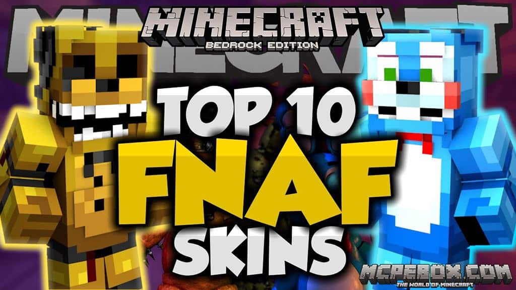 FNAF skins for Minecraft PE