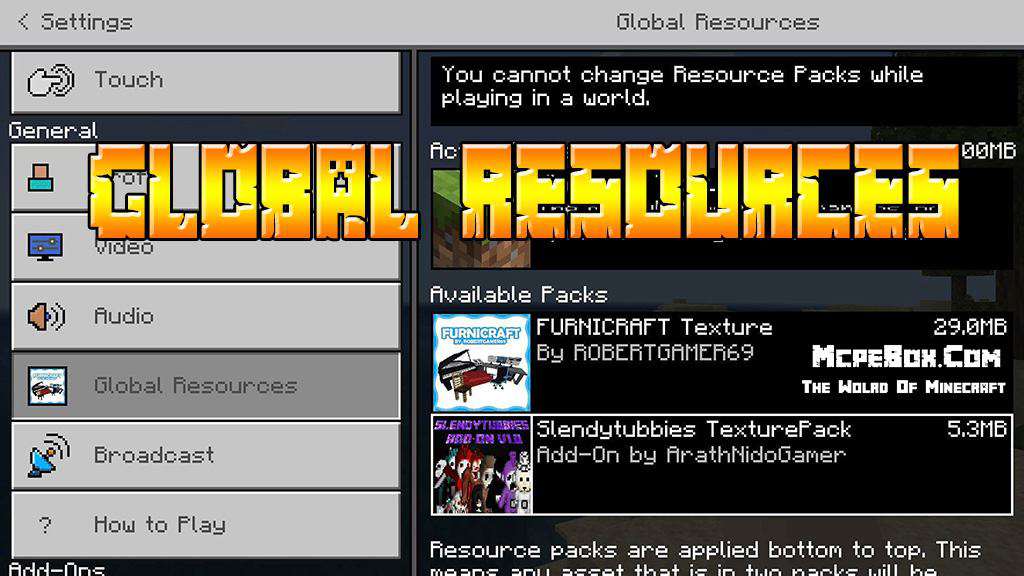 Global Resource Packs
