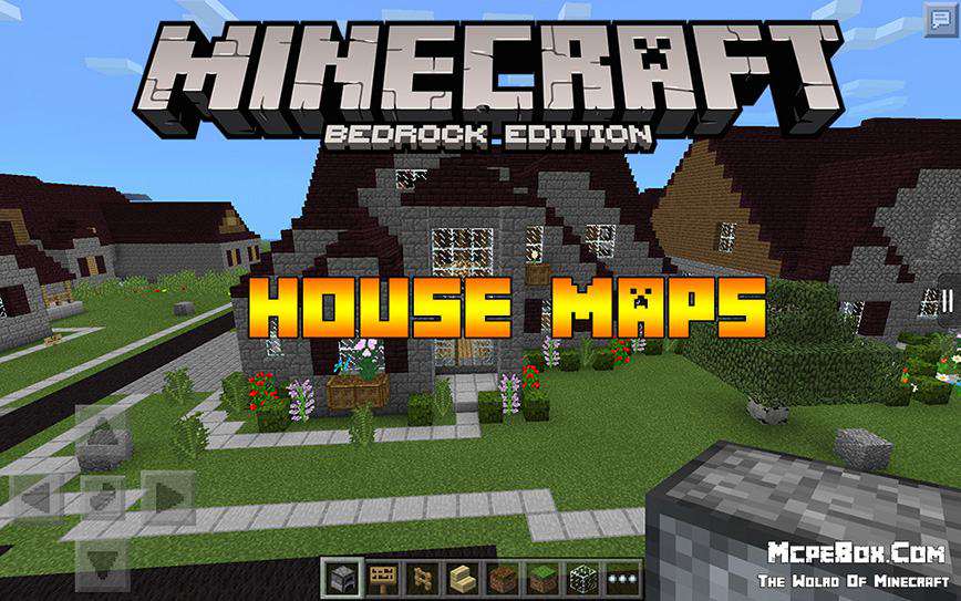 house maps for Minecraft PE