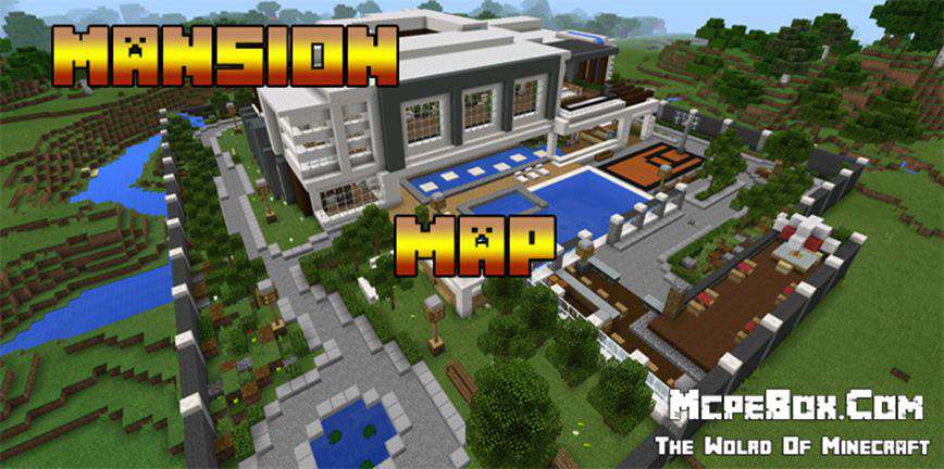 mansion maps for Minecraft PE