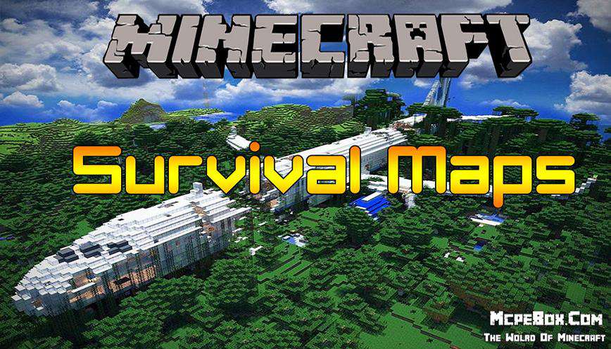 maps for Minecraft PE survival