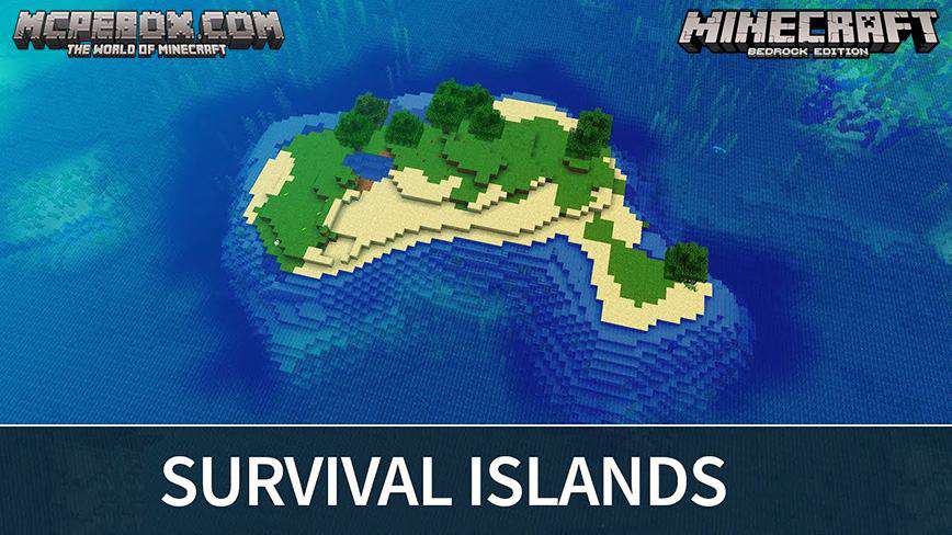 Minecraft PE Survival Island Seeds