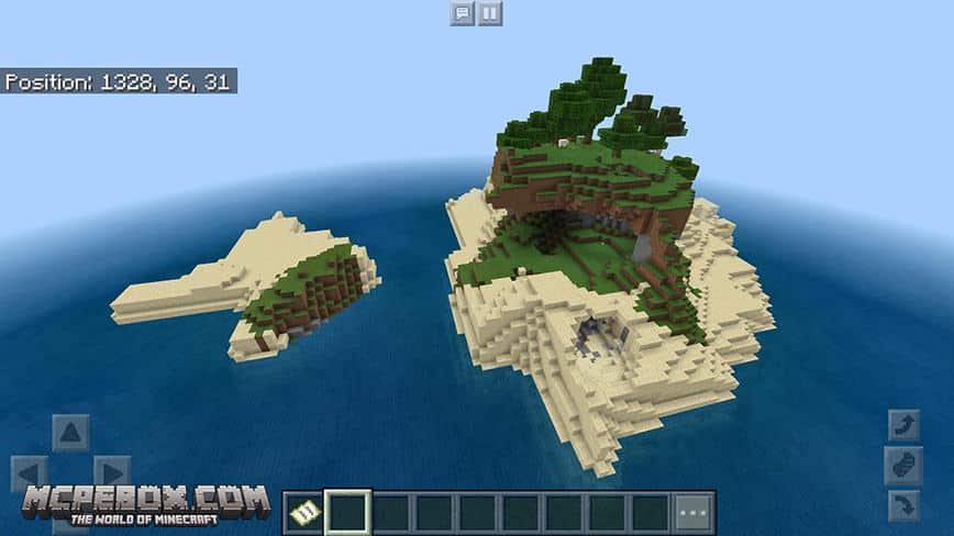 Perfect Survival Island Seed for MCPE