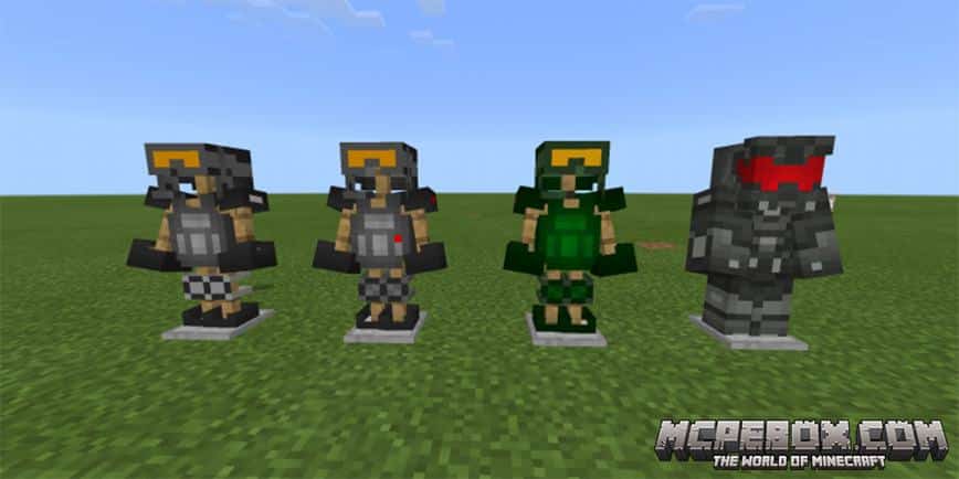 Combat Gears Addon for Minecraft Pocket Edition
