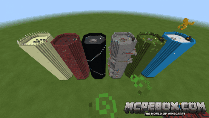 The Extreme Dropper maps for Minecraft Pocket Edition