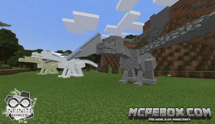 Dragon mods for Minecraft Bedrock Edition