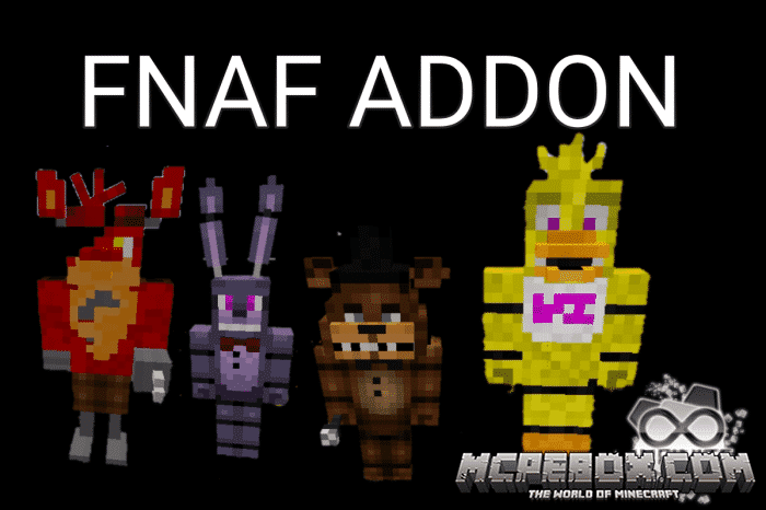 Five Nights At Freddy Addon for Minecraft Bedrock Edition