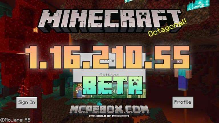 Download Minecraft PE 1.16.210.55 BETA APK for Android