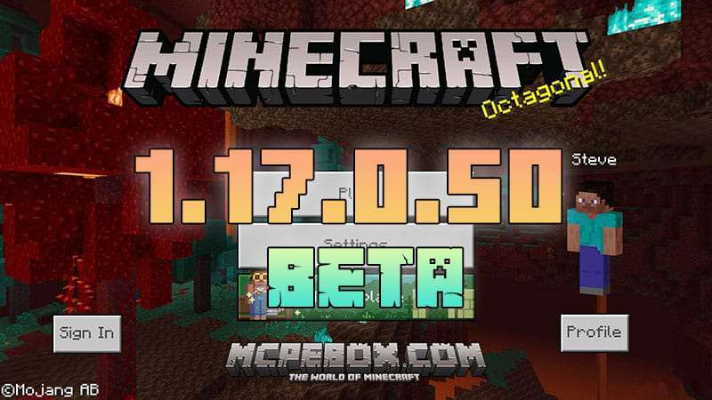 Download Minecraft PE 1.17.0.50 apk free: Caves and Cliffs Update