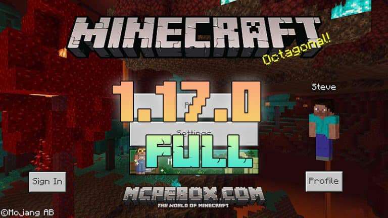 Download Minecraft PE 1.17.0.02 APK FULL for Android