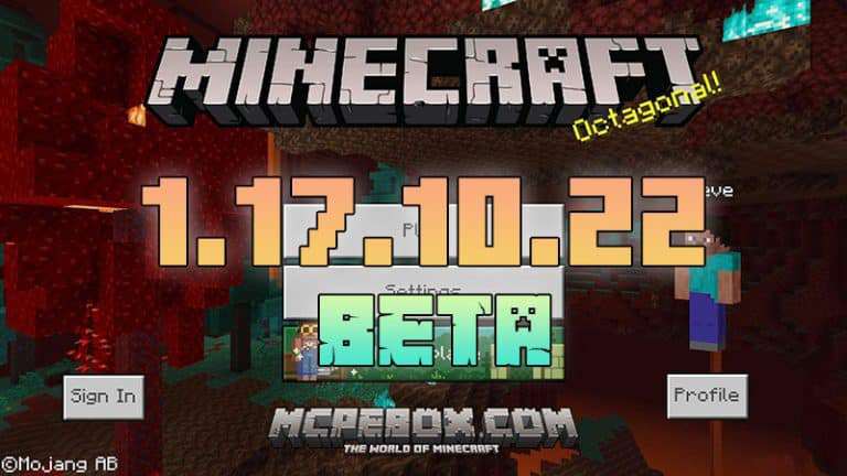 Download Minecraft PE 1.17.10.22 BETA for Android