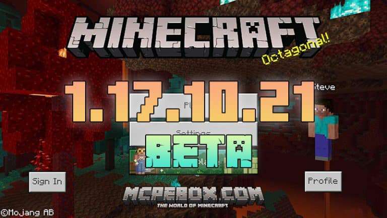 Download Minecraft PE 1.17.10.21 BETA for Android