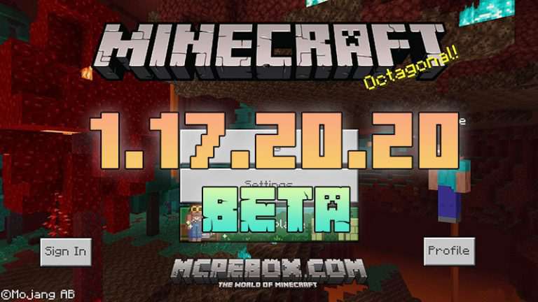 Download Minecraft PE 1.17.20.20 Beta APK for Android
