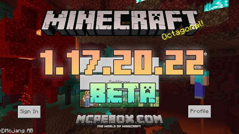 Download Minecraft PE 1.17.20.22 Beta APK for Android