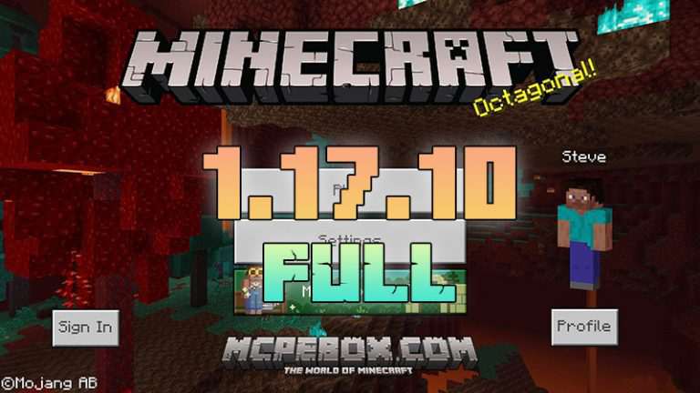 Download Minecraft PE 1.17.10 APK FULL for Android