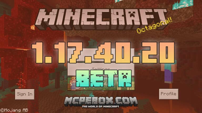 Minecraft 1.17.40.20 APK Beta for Android 2021