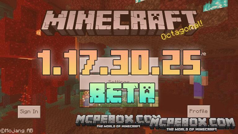 Minecraft PE 1.17.30.25 APK Beta 2021