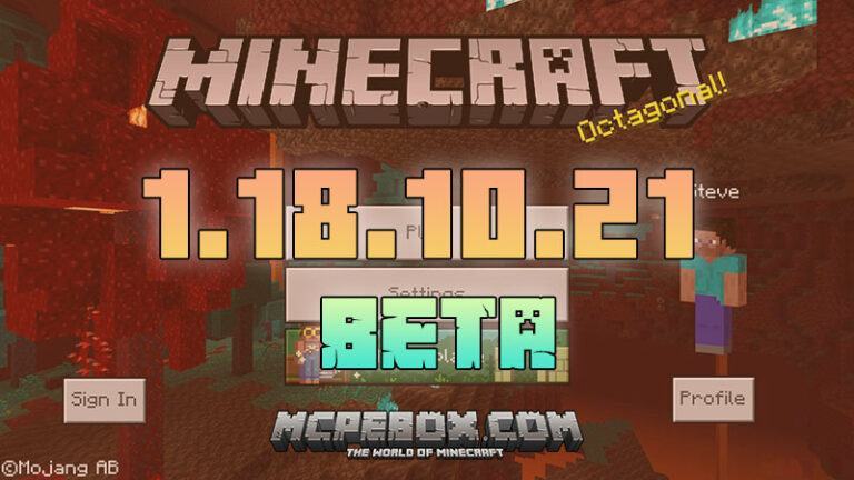 Download Minecraft 1.18.10.21 Beta APK Free 2021