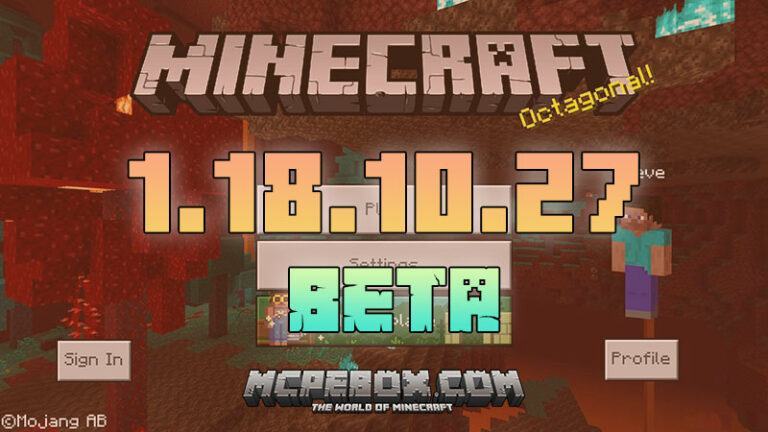 Minecraft PE APK 1.18.10.27 Beta Download