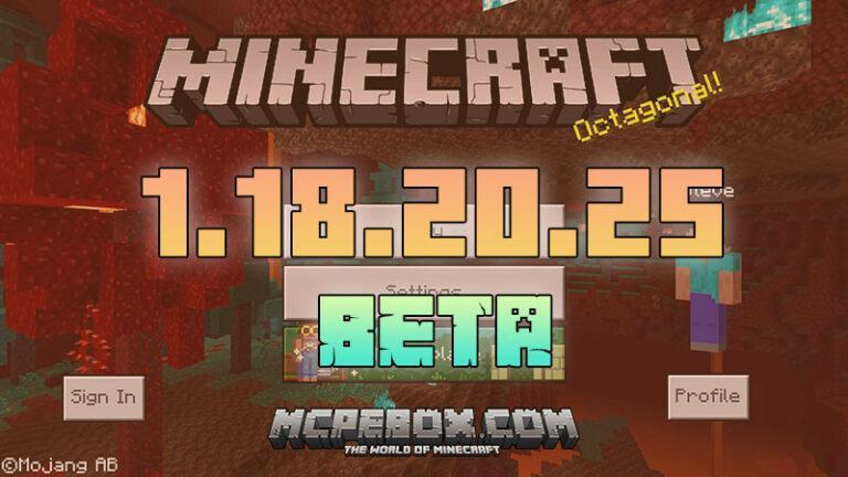 Minecraft PE 1.18.20.25 APK BETA