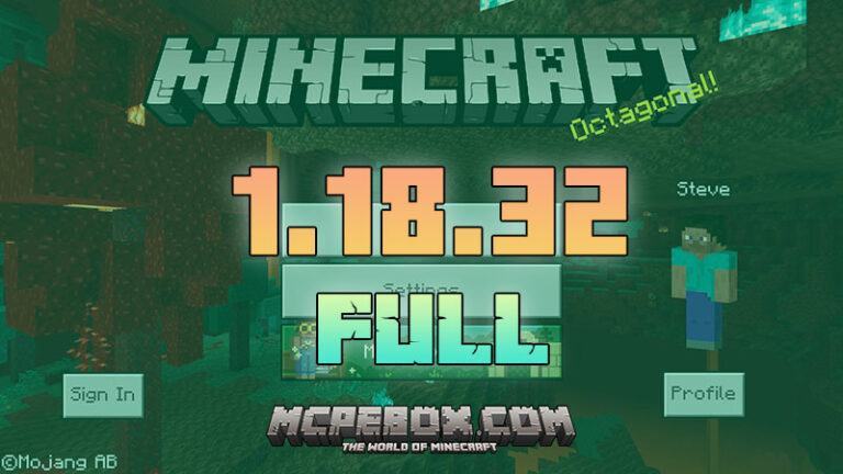 Minecraft 1.18.32 APK Free Download